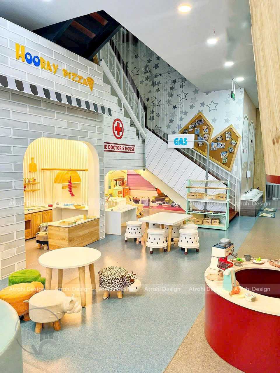 Trường Mầm Non Hooray – Dự Án Trường Mầm Non Quận 3 Được Thiết Kế & Thi Công Bởi Atrahi Design