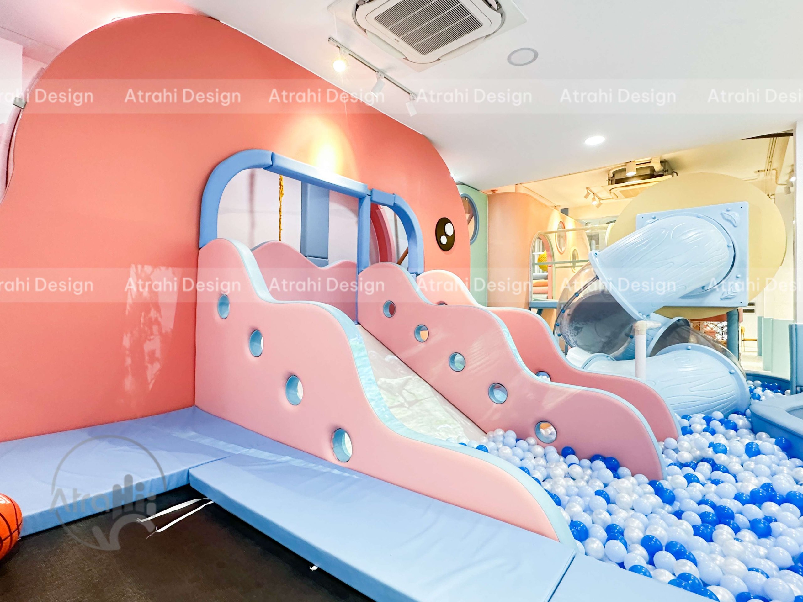 Thiết kế kids cafe trọn gói TiGold Kids Cafe – Không gian đại dương sáng tạo tại Gò Vấp