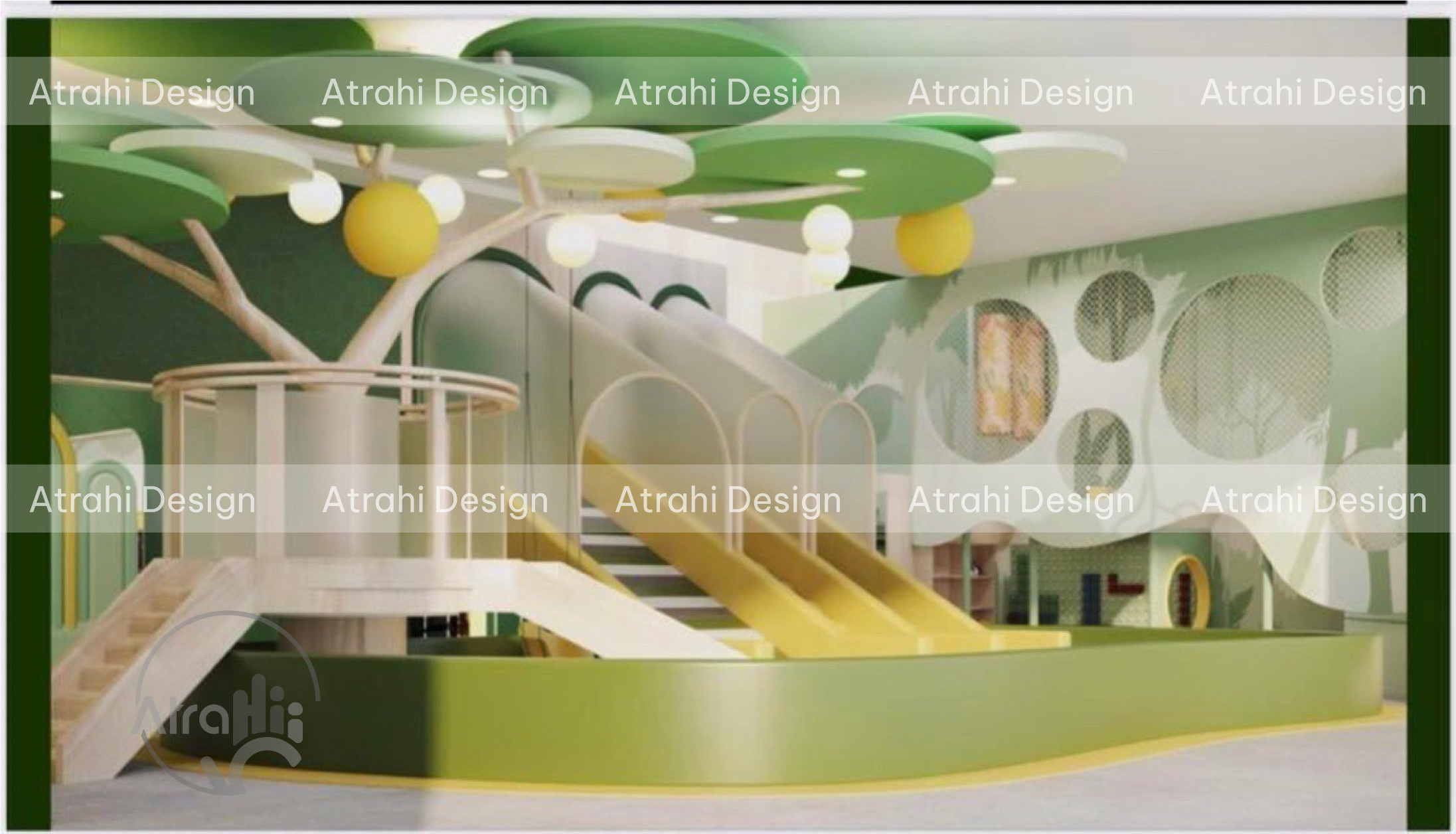 Thiết kế khu vui chơi trẻ em Lion Kids – Atrahi Design