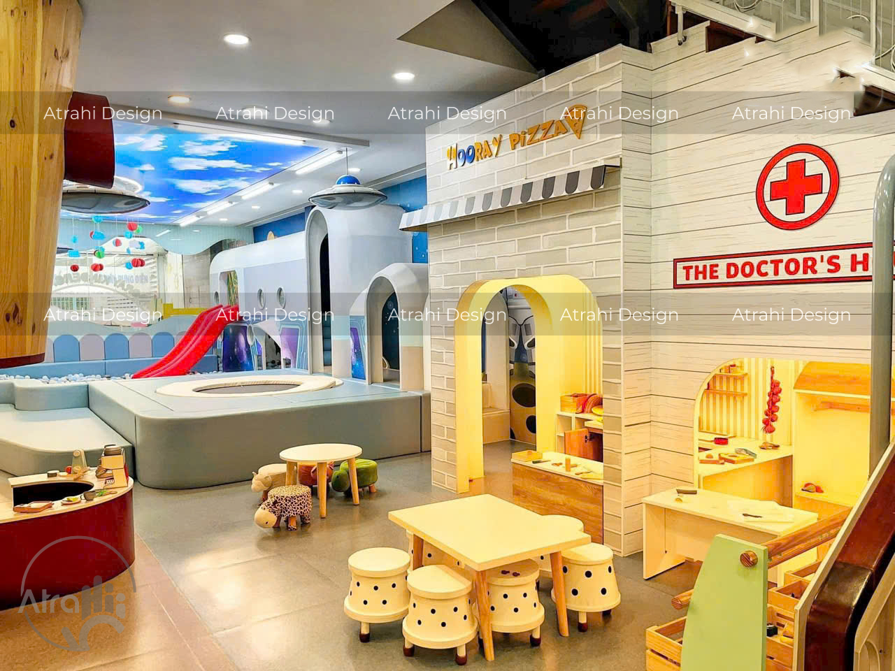 Trường Mầm Non Hooray – Dự Án Trường Mầm Non Quận 3 Được Thiết Kế & Thi Công Bởi Atrahi Design