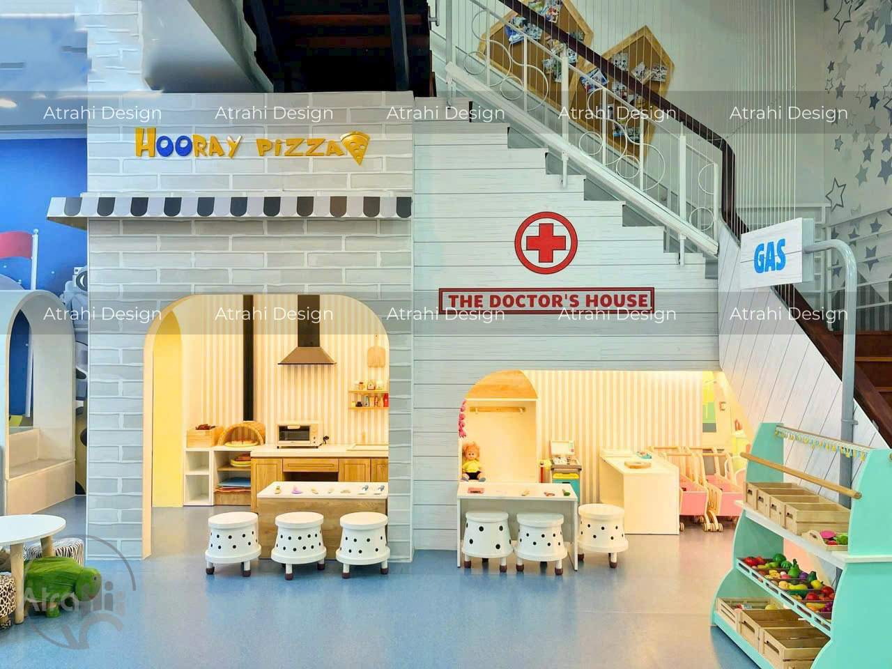 Trường Mầm Non Hooray – Dự Án Trường Mầm Non Quận 3 Được Thiết Kế & Thi Công Bởi Atrahi Design 01