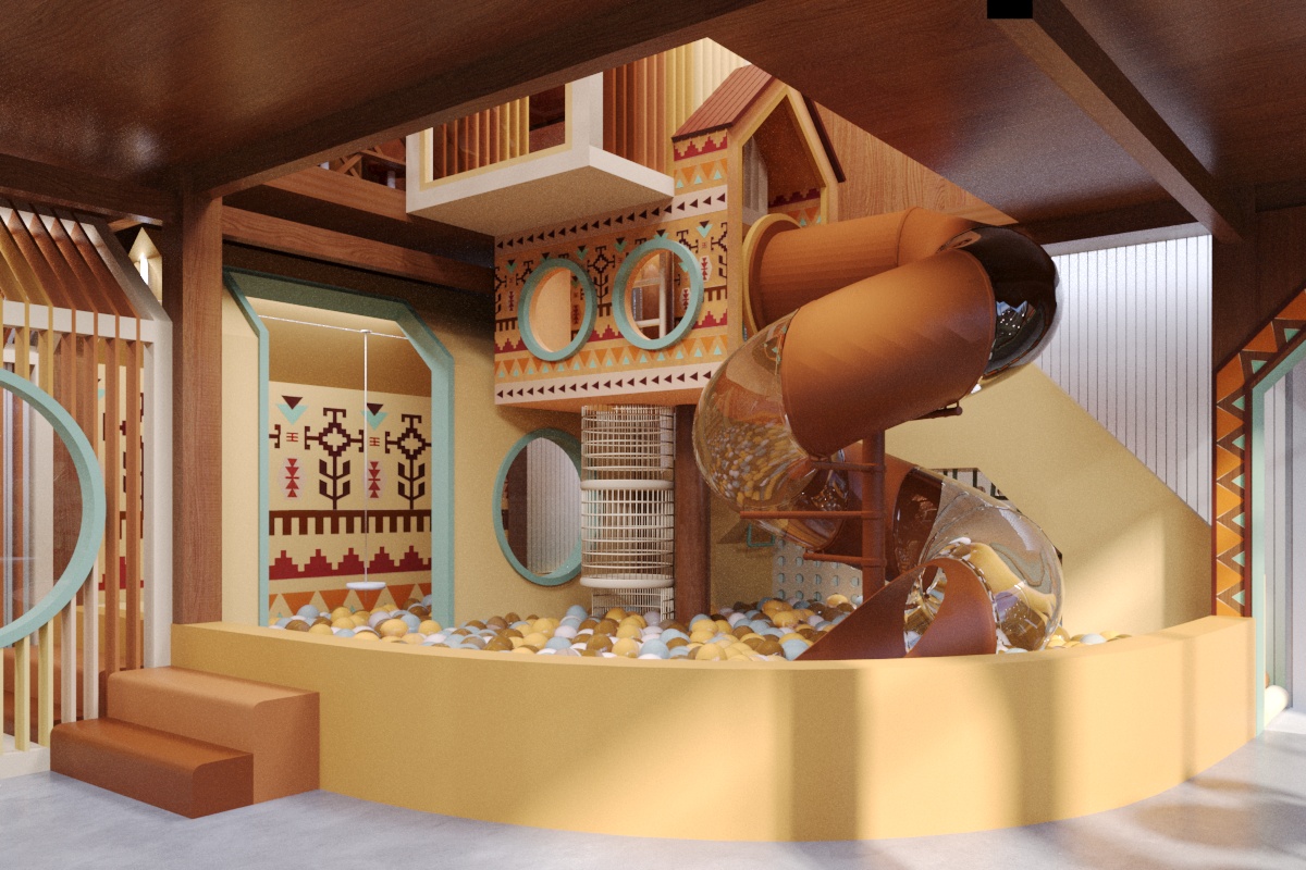 Thiết kế khu vui chơi trẻ em diện tích nhỏ giúp tối đa hóa doanh thu trên từng mét vuông 02