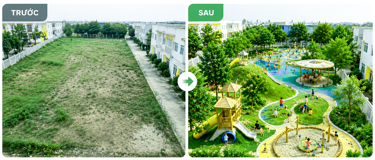 Thiết kế khu vui chơi trẻ em ngoài trời – Atrahi Design